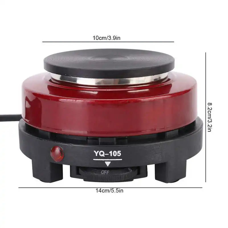 Mini-Elektroherd, Kochplatte, Multifunktions-Induktionsherd, Kochplatte, Warmwasserbereiter, Kaffee, Tee, EU-Stecker, 220 V, 500 W