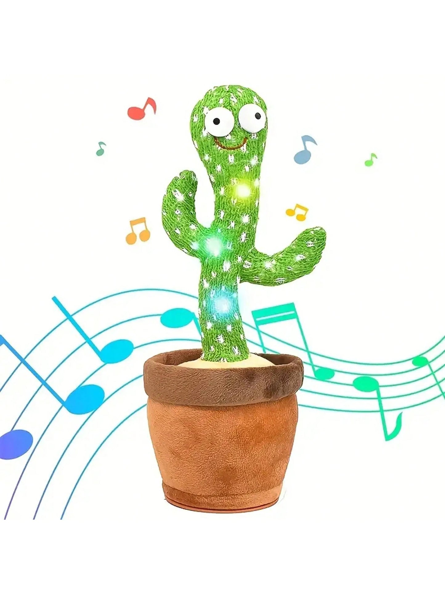 1 Stück: Tanzendes, sprechendes Kaktus-Spielzeug für Jungen und Mädchen, singend, imitierend, aufzeichnend, wiederholend, was Sie sagen, Sunny Cactus Up Plus