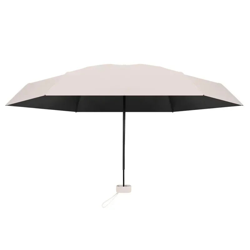 Mini-Regenschirm, Kapselschirm, sonnig und regnerisch, doppelt verwendbar, regenfest, Sonnenschutz, Outdoor, Reisen, tragbarer Sonnenschirm