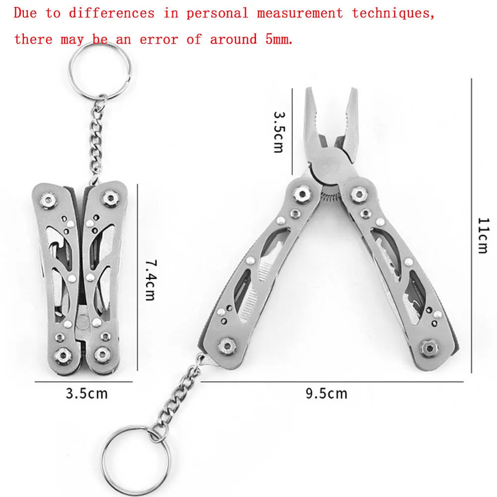 Multi-tool Tasche Messer Zangen Falten Mini Tragbare Falten Outdoor Taktische Jagd Überleben Rettungs Mehrzweck Reparatur Werkzeug