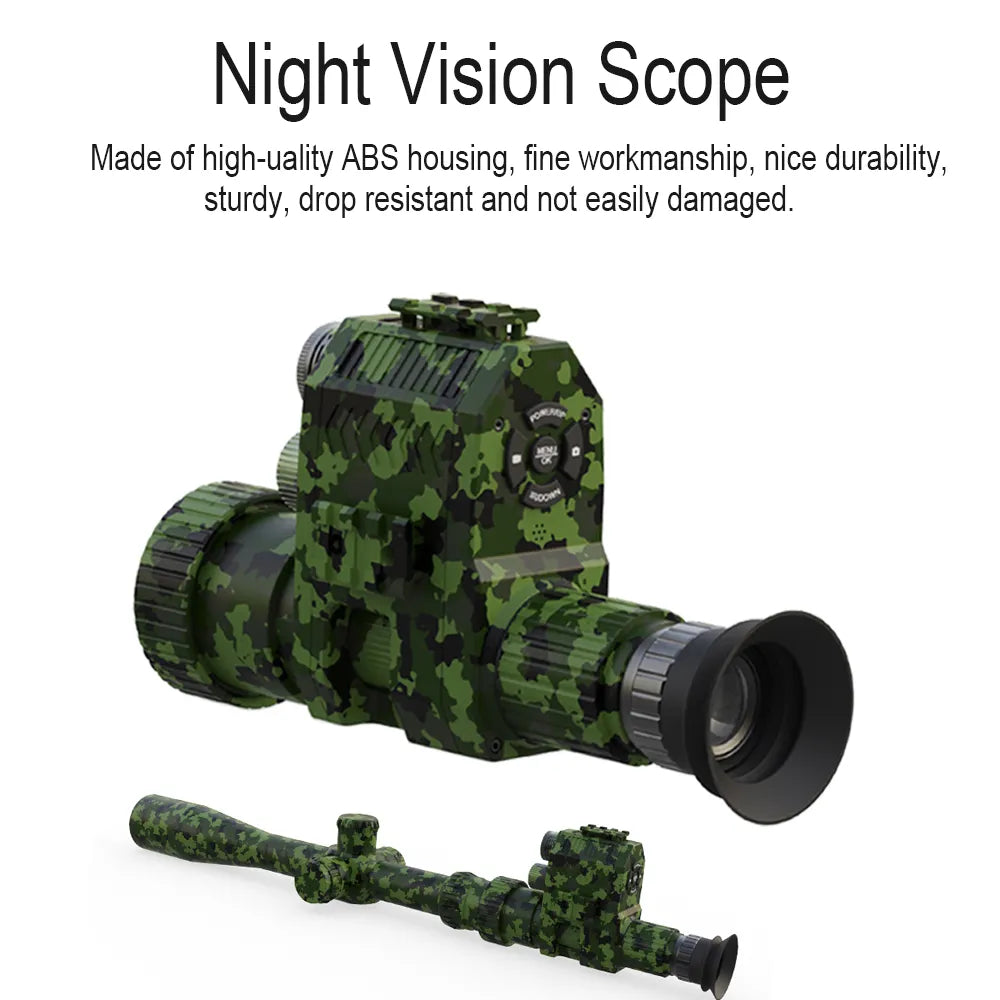 Megaorei-mira Monocular Digital de visión nocturna, videocámara infrarroja de viaje de 100-200, 200-400M, compatible con grabación de fotos y vídeos en varios idiomas Photo Video Recording Multiple Language Megaorei