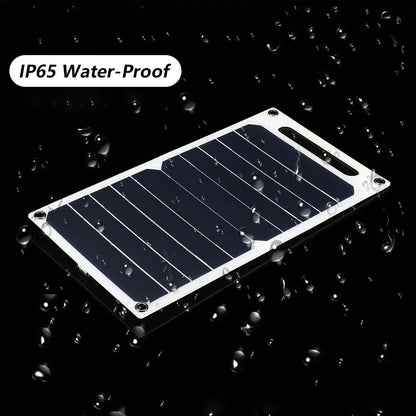 Outdoor Waterproof Solar Panel 30W USB Portable Power Bank for Hiking Camping Mobile Phone Charging Bank 6.8V