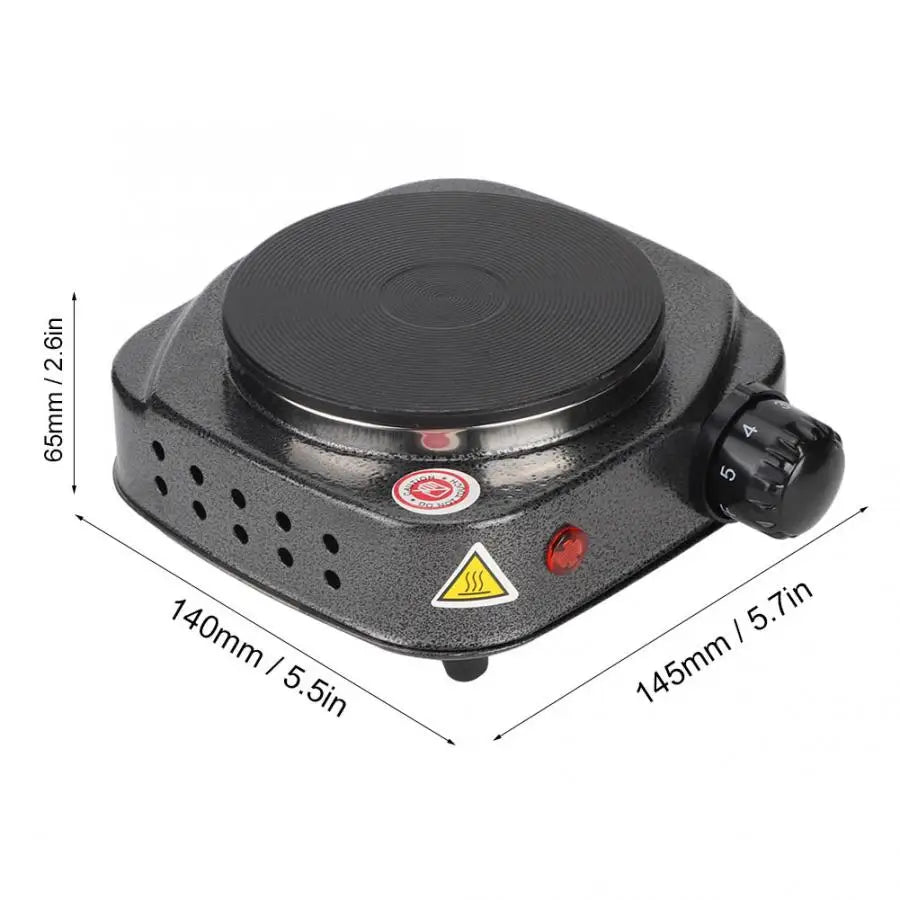 500W Mini Electric Stove Multifunctional Hot Cooking Plate Heating Oven for Milk Water Coffee Kitchen Use EU 220-230V 